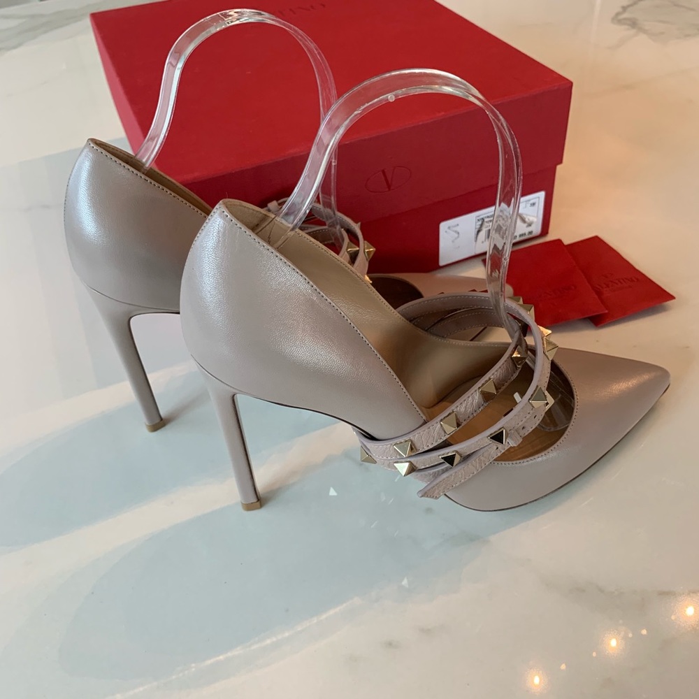 SOLD Valentino Rockstud Studwrap Pump EU 39.5 - Picture 3 of 8